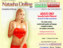 Tablet Screenshot of natashadolling.com